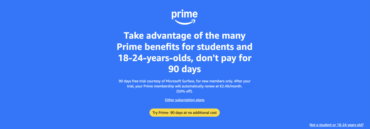 義大利 Amazon Prime 學生 90 天免費：落地採購最好用的一招（2026.09）
